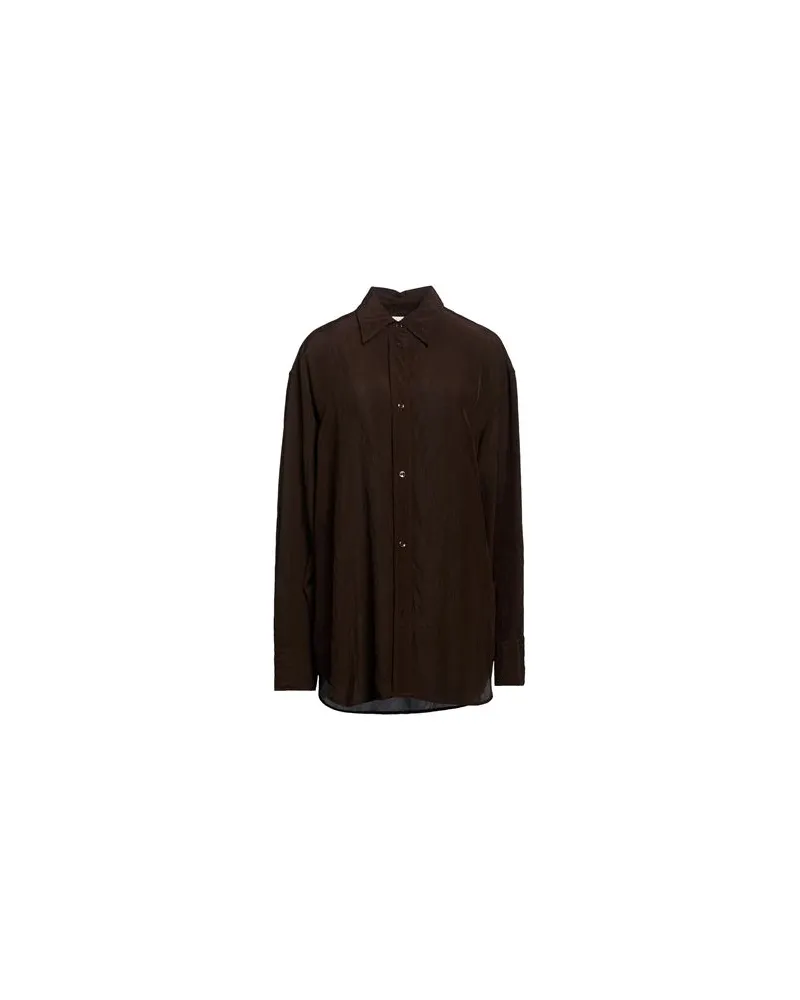 Studio Nicholson TOPS - Hemdenauf YOOX.COM Schokobraun
