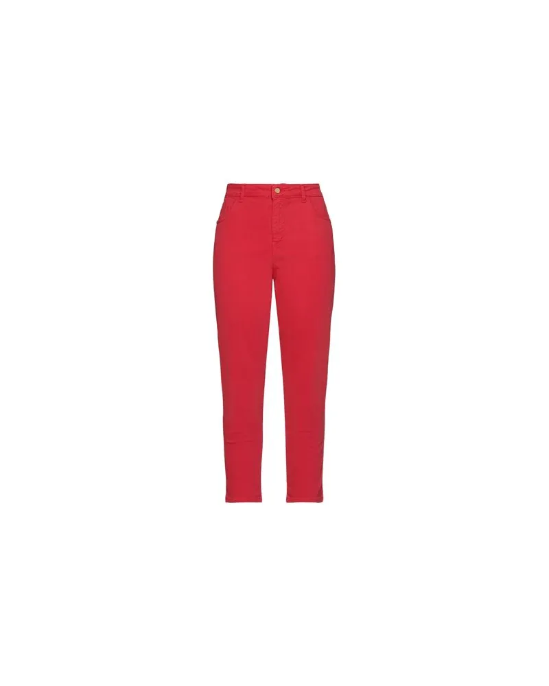Manila Grace HOSEN & RÖCKE - Jeanshosenauf YOOX.COM Rot