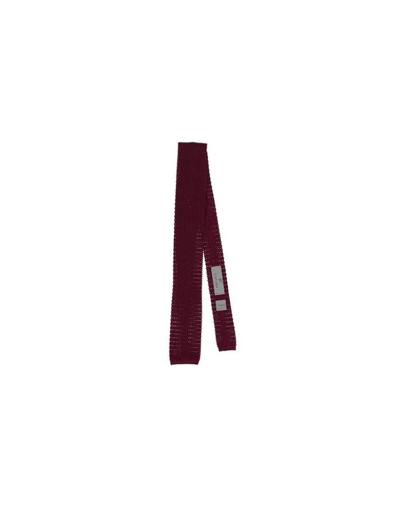Canali ACCESSOIRES - Krawatten & Fliegenauf YOOX.COM Ziegelrot