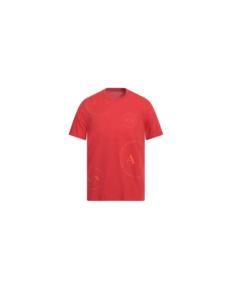 Armani Exchange TOPS - T-shirtsauf YOOX.COM Tomatenrot