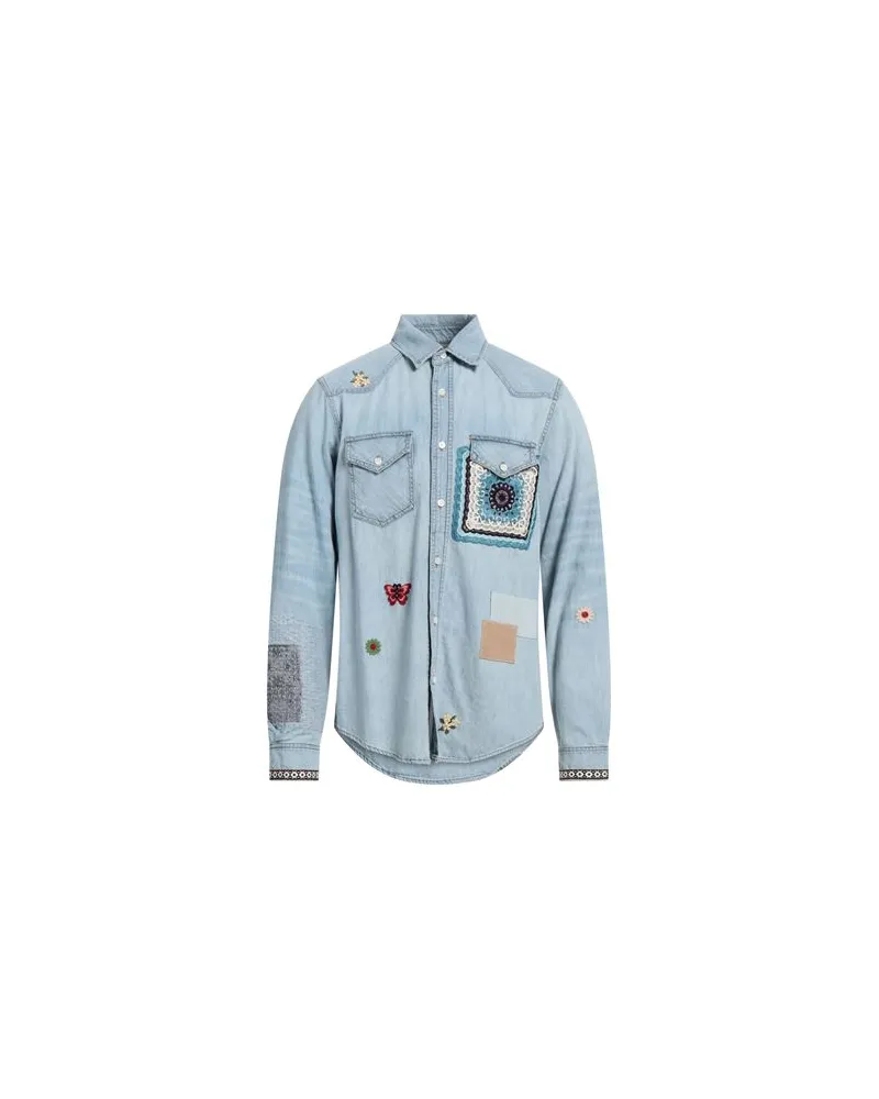 Amiri TOPS - Jeanshemdenauf YOOX.COM Blau