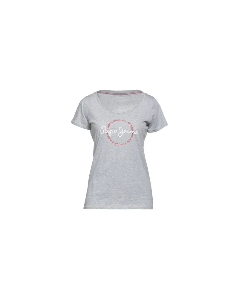 Pepe Jeans TOPS - T-shirtsauf YOOX.COM Hellgrau