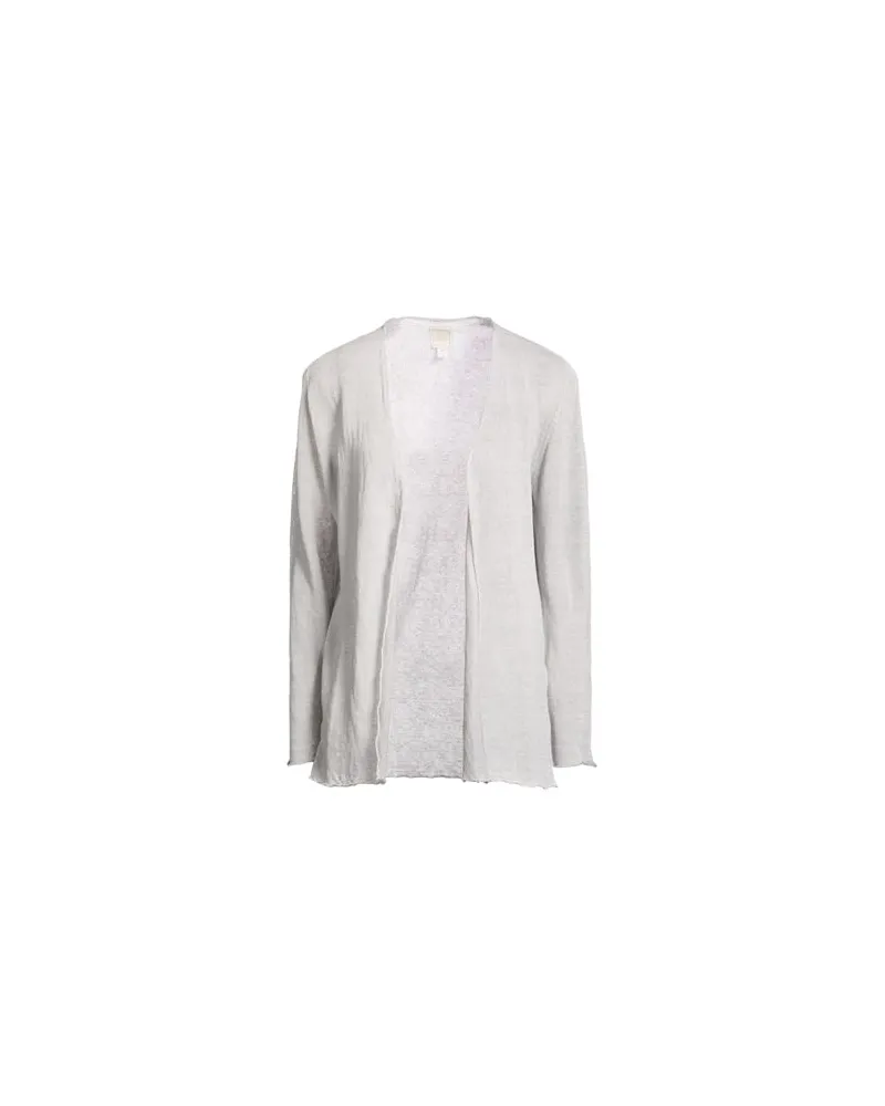120% Lino STRICKWAREN - Strickjackenauf YOOX.COM Grau