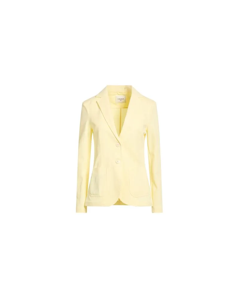 CIRCOLO 1901 ANZÜGE und CO-ORDS - Blazersauf YOOX.COM Pastellgelb