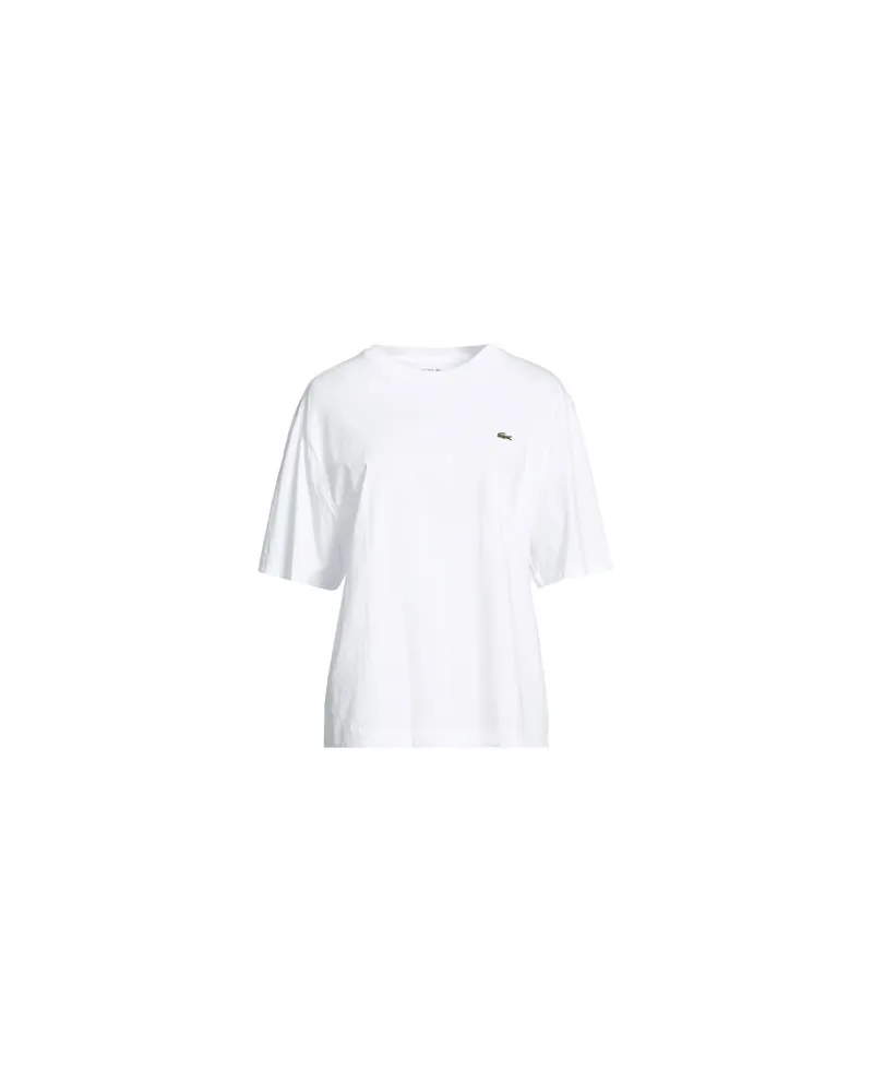 Lacoste TOPS - T-shirtsauf YOOX.COM Weiß