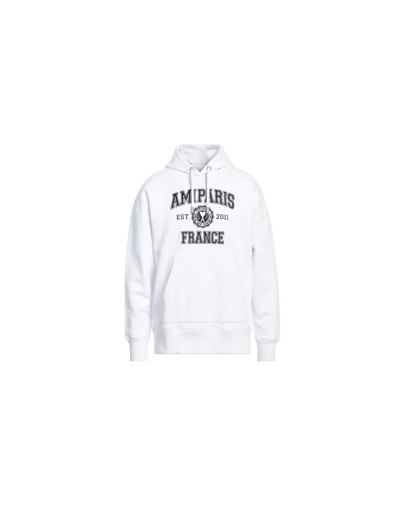 AMI Paris TOPS - Sweatshirtsauf YOOX.COM Weiß