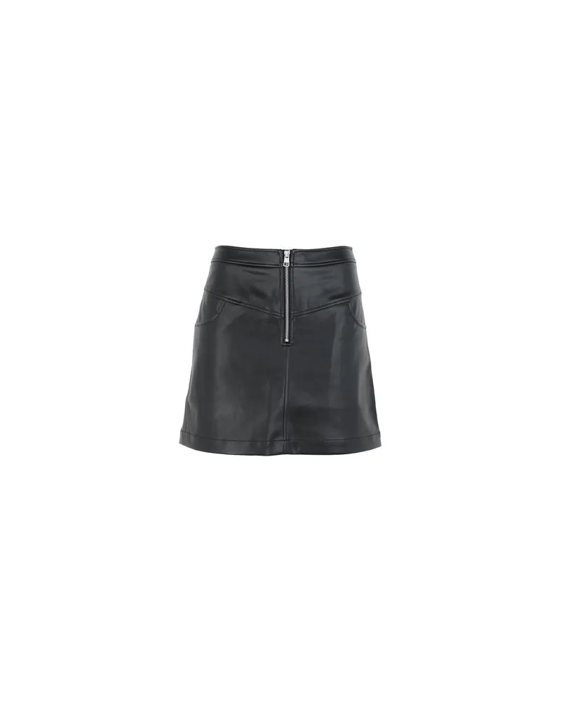 Calvin Klein FAUX LEATHER MINI SK   - HOSEN & RÖCKE - Miniröckeauf YOOX.COM Schwarz