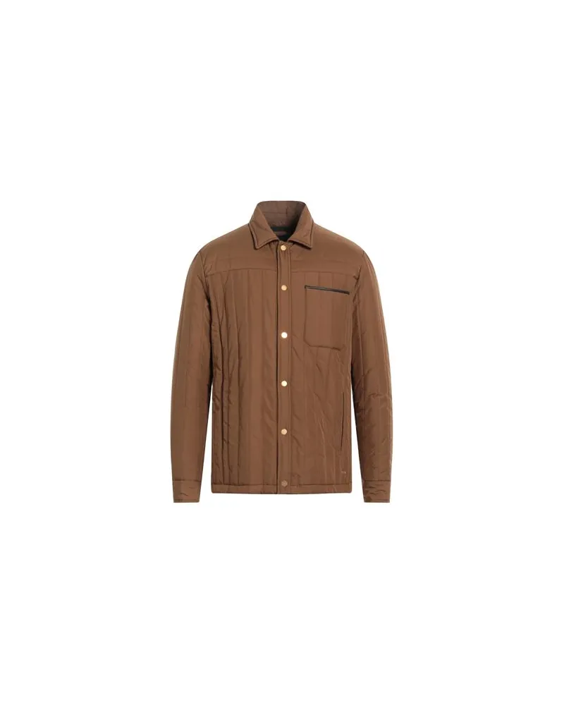 Dunhill JACKEN & MÄNTEL - Pufferjacken & Daunenjackenauf YOOX.COM Kamel