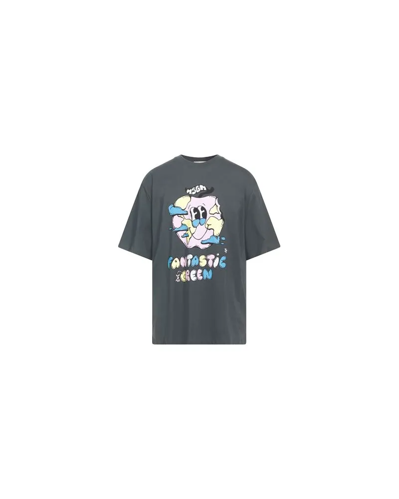 MSGM FANTASTIC GREEN - TOPS - T-shirtsauf YOOX.COM Braungrau