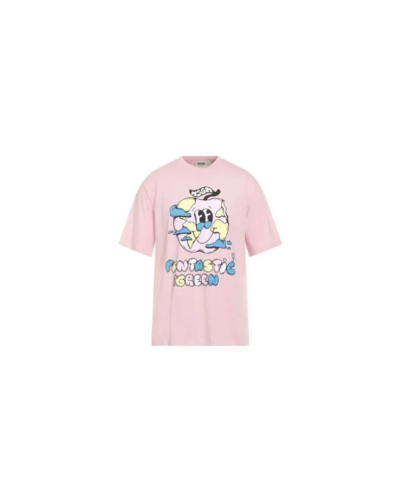 MSGM FANTASTIC GREEN - TOPS - T-shirtsauf YOOX.COM Hellrosa