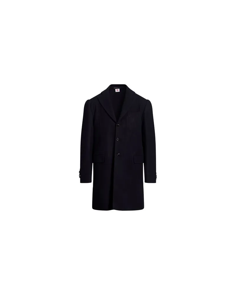 Luigi Borrelli JACKEN & MÄNTEL - Mäntelauf YOOX.COM Marineblau