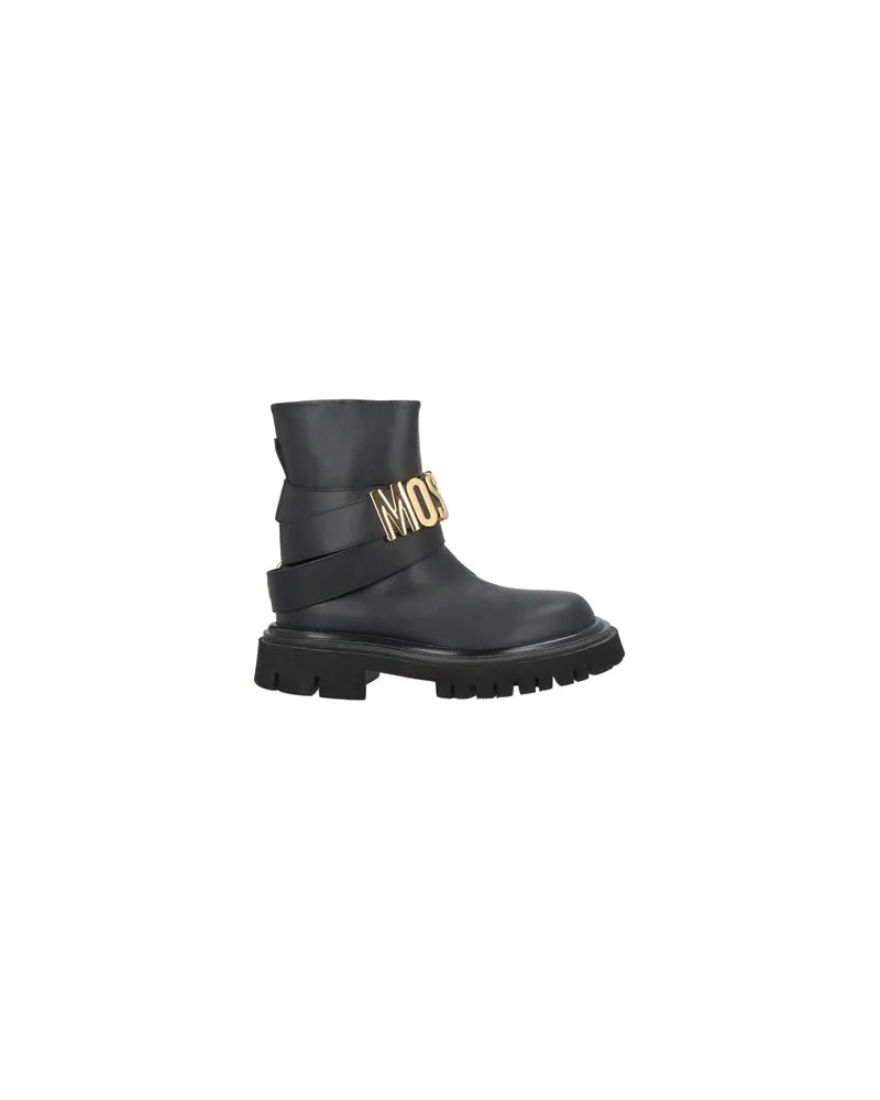 Moschino SCHUHE - Stiefelettenauf YOOX.COM Schwarz