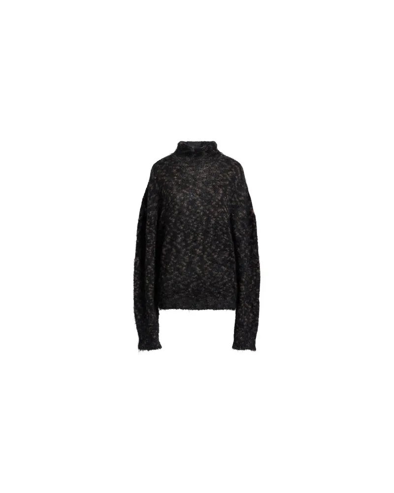 Majestic STRICKWAREN - Rollkragenpulloverauf YOOX.COM Schwarz