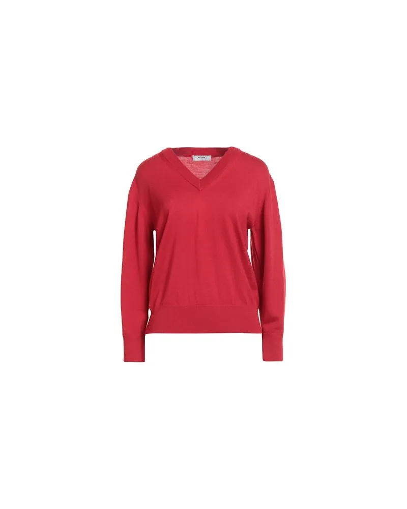 Alpha Studio STRICKWAREN - Pulloverauf YOOX.COM Rot