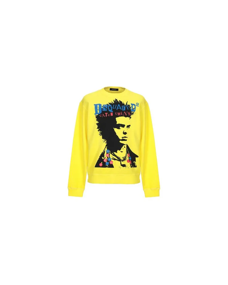 Dsquared2 TOPS - Sweatshirtsauf YOOX.COM Gelb