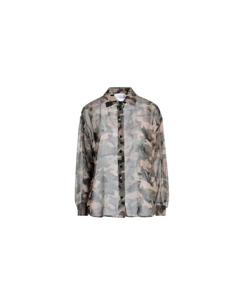 Gaëlle Bonheur TOPS - Hemdenauf YOOX.COM Militärgrün