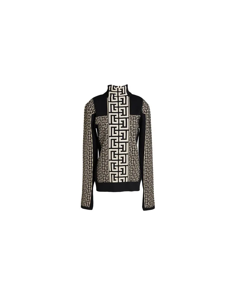 Balmain STRICKWAREN - Rollkragenpulloverauf YOOX.COM Schwarz