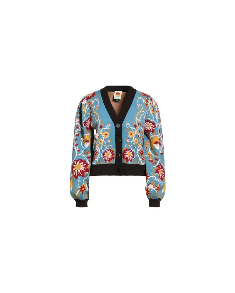 FARM Rio STRICKWAREN - Strickjackenauf YOOX.COM Azurblau