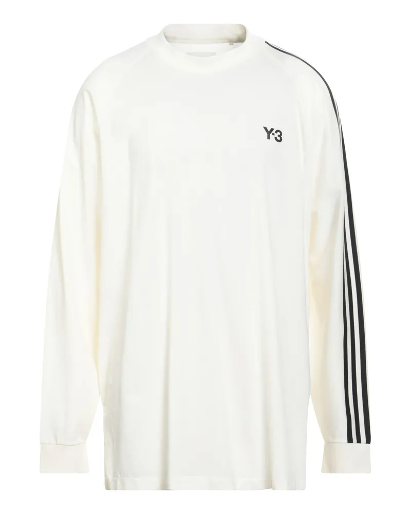 Y-3 T-shirts Cremeweiß