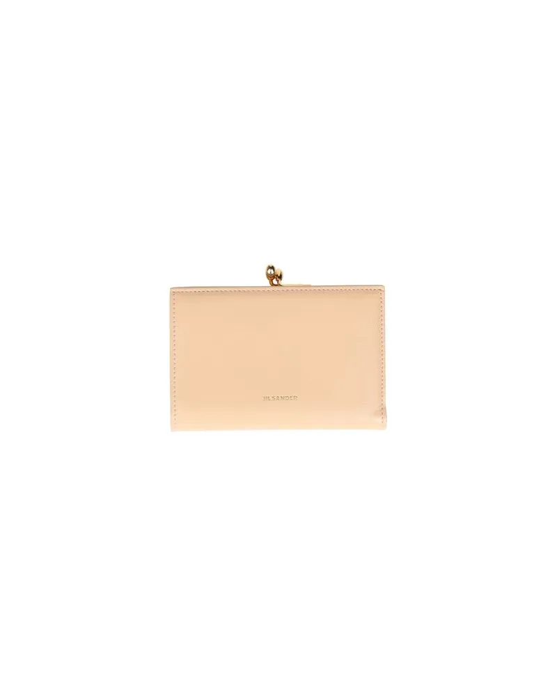 Jil Sander Kleinlederwaren - Brieftaschenauf YOOX.COM Hellrosa
