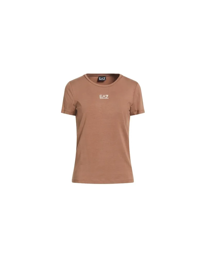 EA7 TOPS - T-shirtsauf YOOX.COM Braun