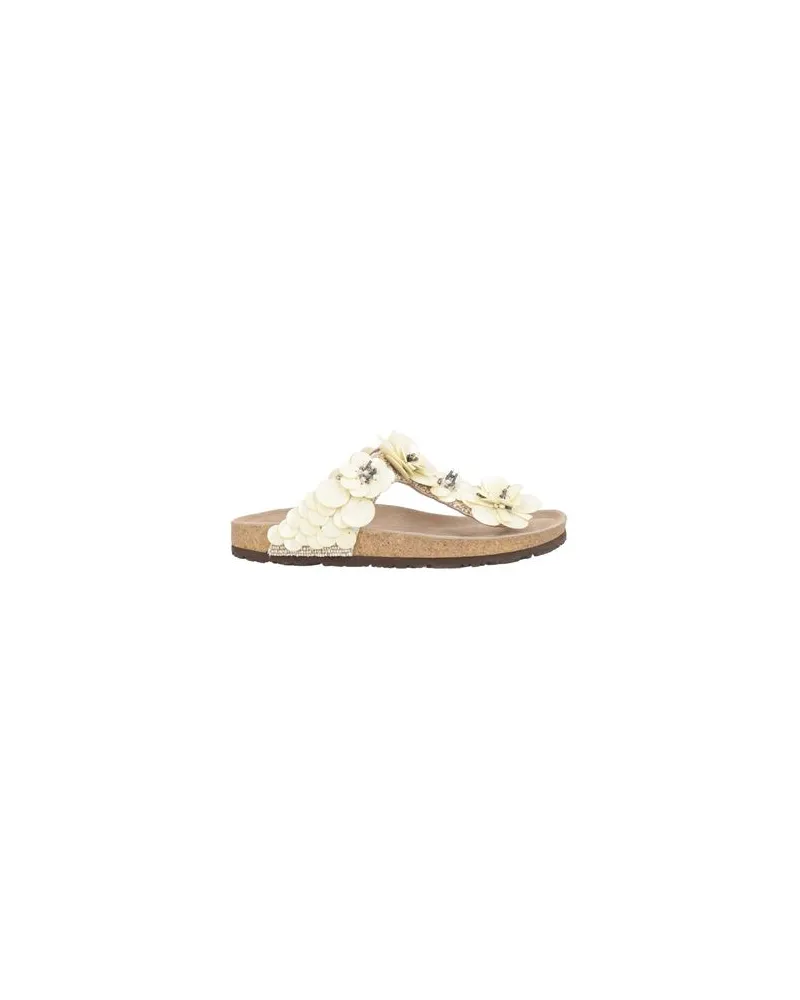Maliparmi SCHUHE - Zehentrennerauf YOOX.COM Cremeweiß