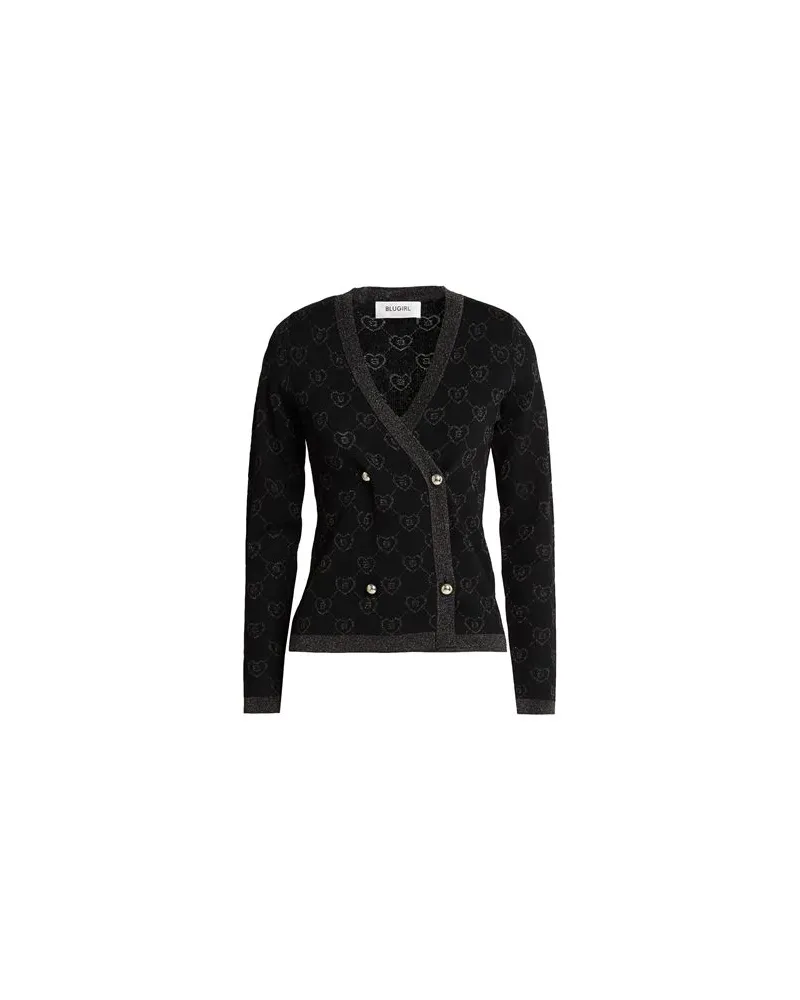 Blumarine STRICKWAREN - Strickjackenauf YOOX.COM Schwarz
