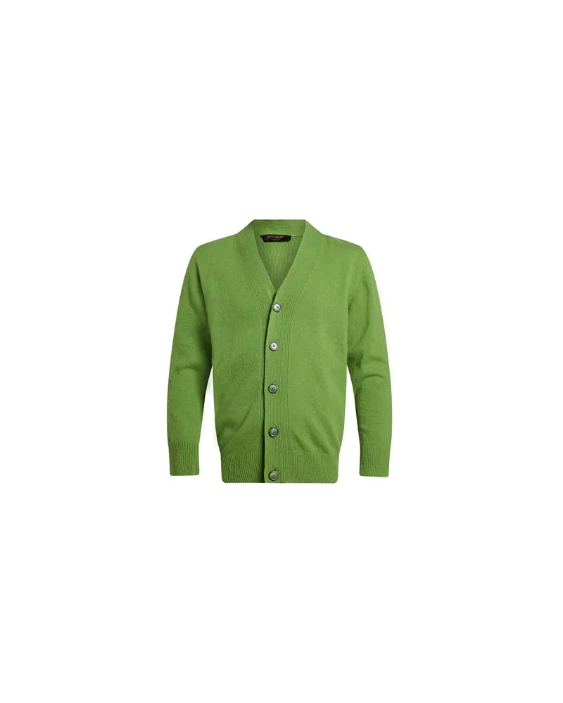 OFFICINA 36 STRICKWAREN - Strickjackenauf YOOX.COM Grün