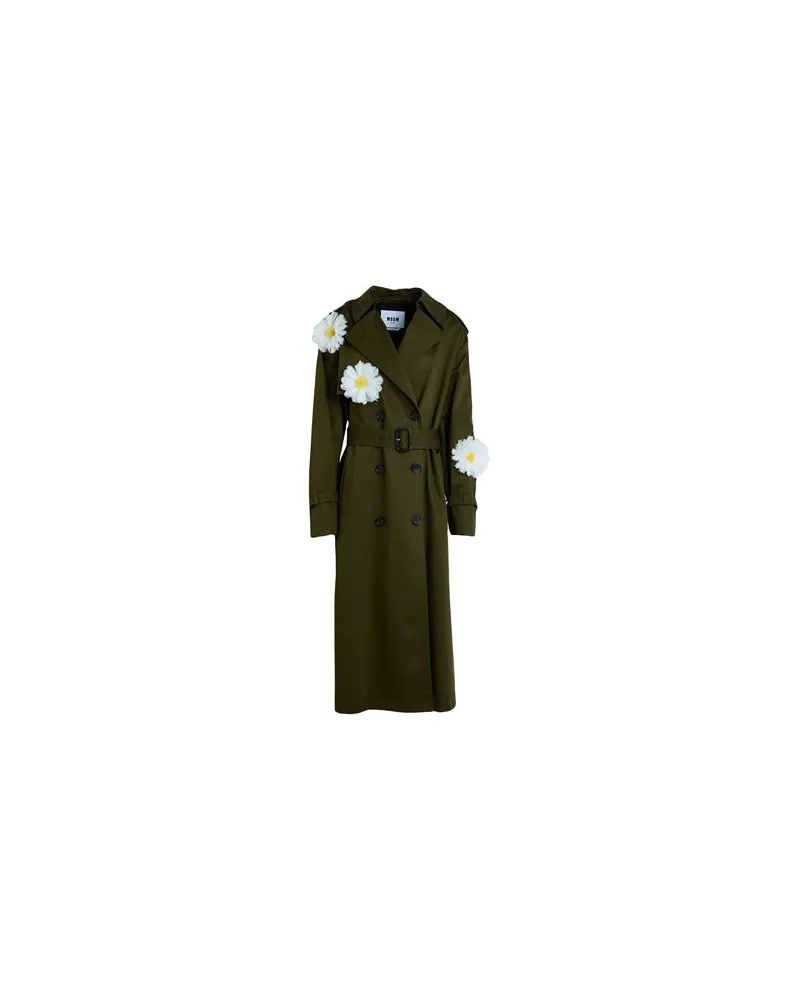 MSGM JACKEN & MÄNTEL - Jacken, Mäntel & Trenchcoatsauf YOOX.COM Militärgrün