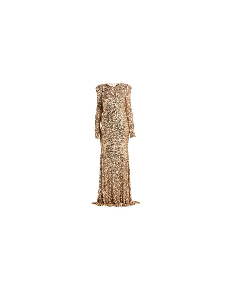 Elisabetta Franchi KLEIDER - Maxi-Kleiderauf YOOX.COM Sand