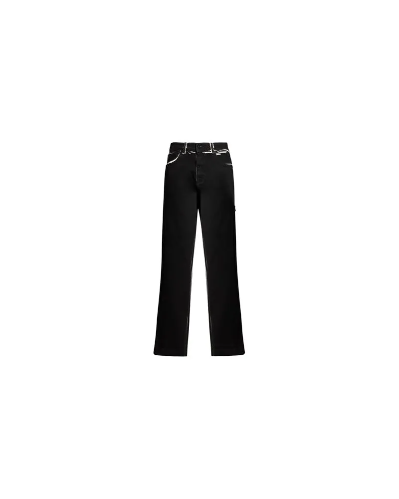 Versace Jeans HOSEN & RÖCKE - Jeanshosenauf YOOX.COM Schwarz