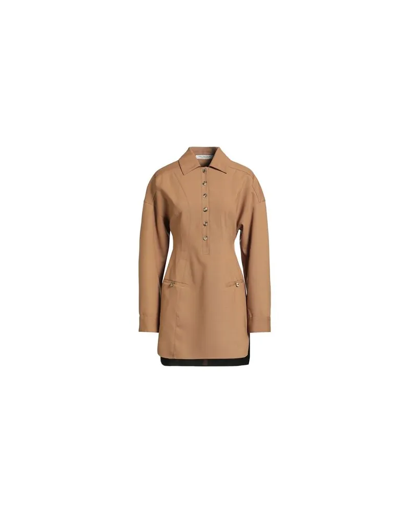 Philosophy Di Lorenzo Serafini KLEIDER - Mini-Kleiderauf YOOX.COM Kamel