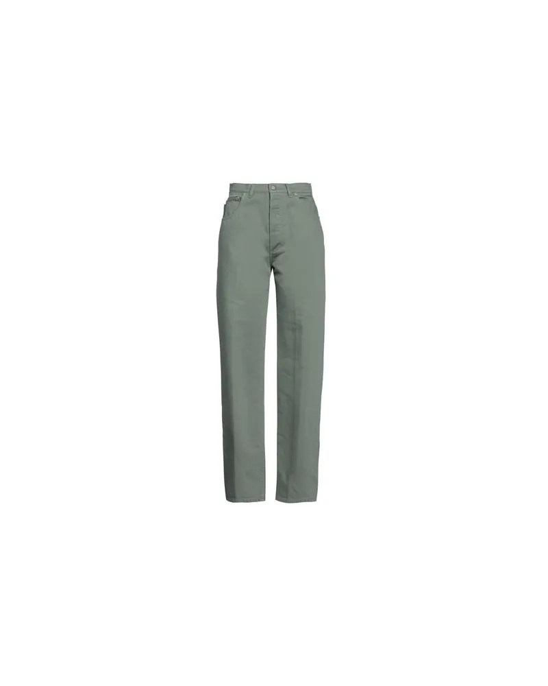 BOYISH HOSEN & RÖCKE - Jeanshosenauf YOOX.COM Salbeigrün