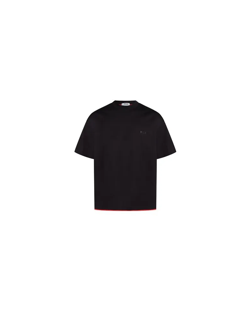 MSGM TOPS - T-shirtsauf YOOX.COM Schwarz