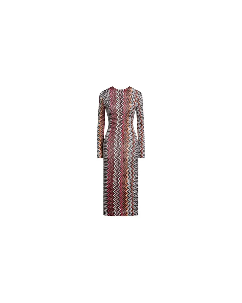 Missoni KLEIDER - Midi-Kleiderauf YOOX.COM Fuchsia