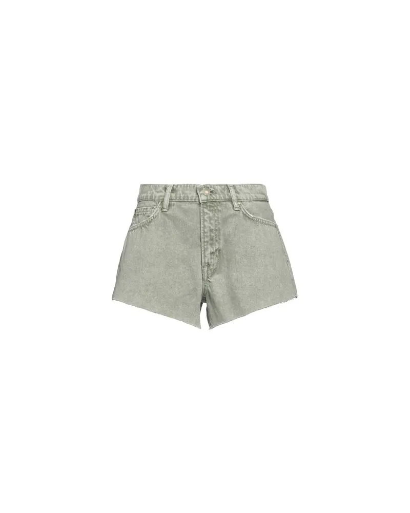 Guess HOSEN & RÖCKE - Jeansshortsauf YOOX.COM Säuregrün