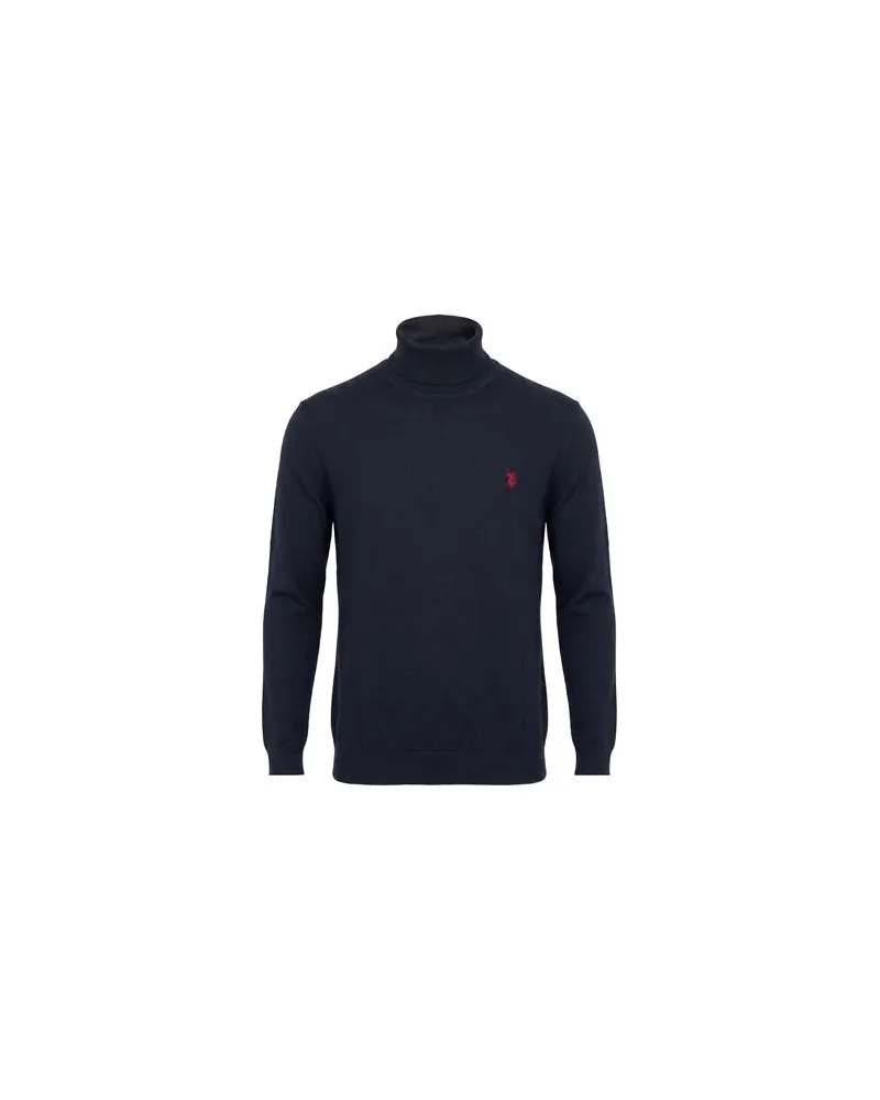 U.S. Polo Assn.  STRICKWAREN - Rollkragenpulloverauf YOOX.COM Marineblau