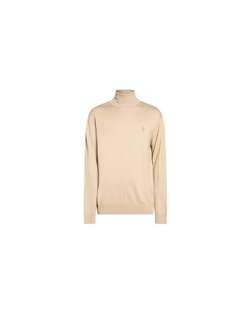 U.S. Polo Assn.  STRICKWAREN - Rollkragenpulloverauf YOOX.COM Khaki