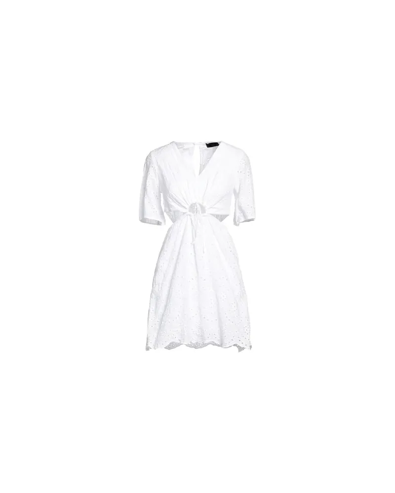 Angela Mele KLEIDER - Mini-Kleiderauf YOOX.COM Weiß