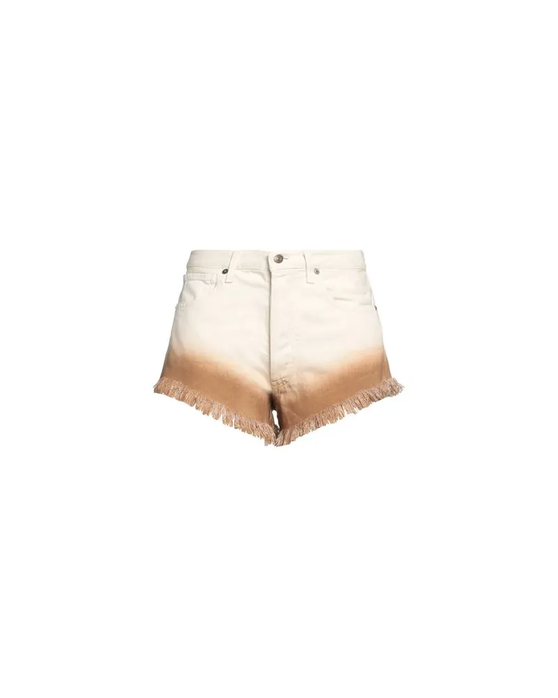 Alanui HOSEN & RÖCKE - Jeansshortsauf YOOX.COM Beige