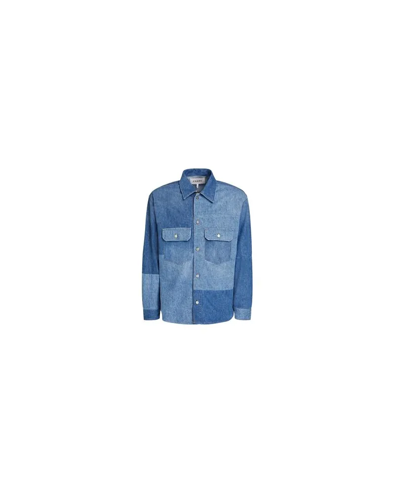 Frame Denim TOPS - Jeanshemdenauf YOOX.COM Blau