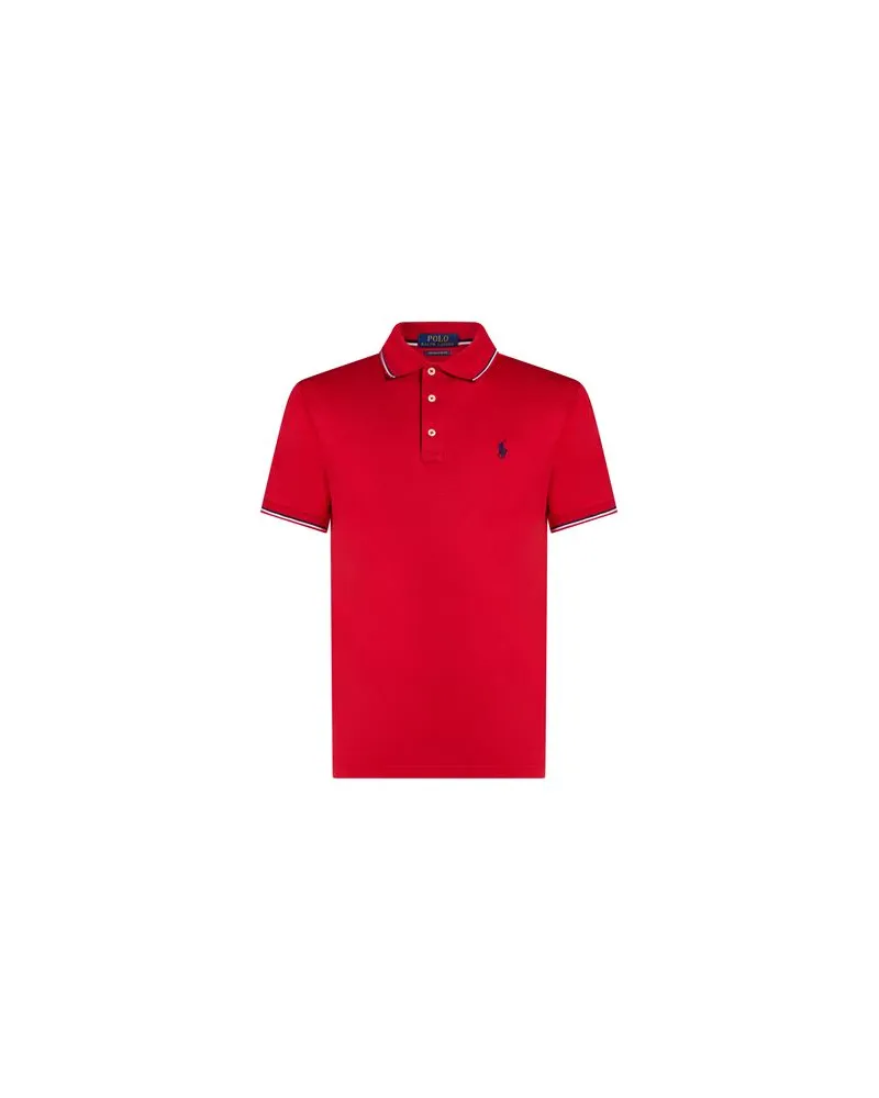 Ralph Lauren CUSTOM SLIM SOFT TOUCH POLO  - TOPS - Poloshirtsauf YOOX.COM Rot