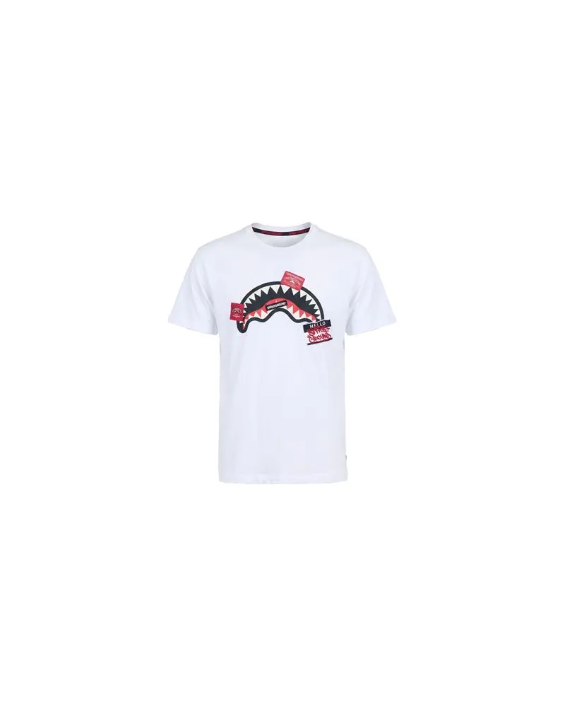 Sprayground TOPS - T-shirtsauf YOOX.COM Weiß