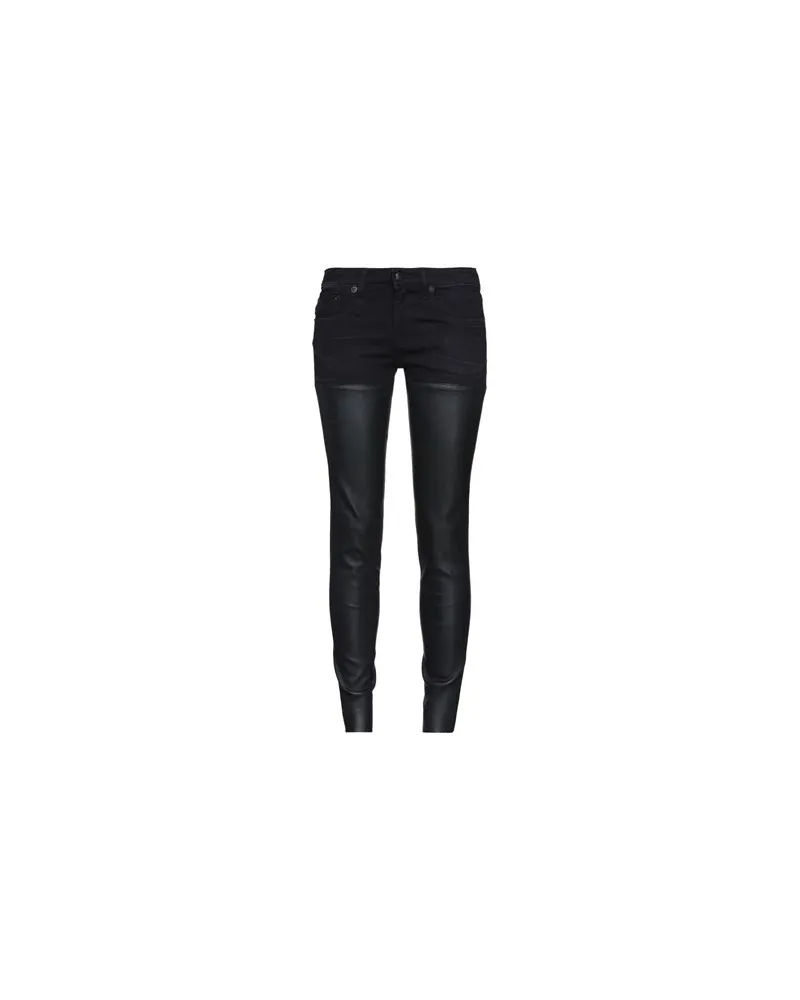 R13 HOSEN & RÖCKE - Jeanshosenauf YOOX.COM Schwarz