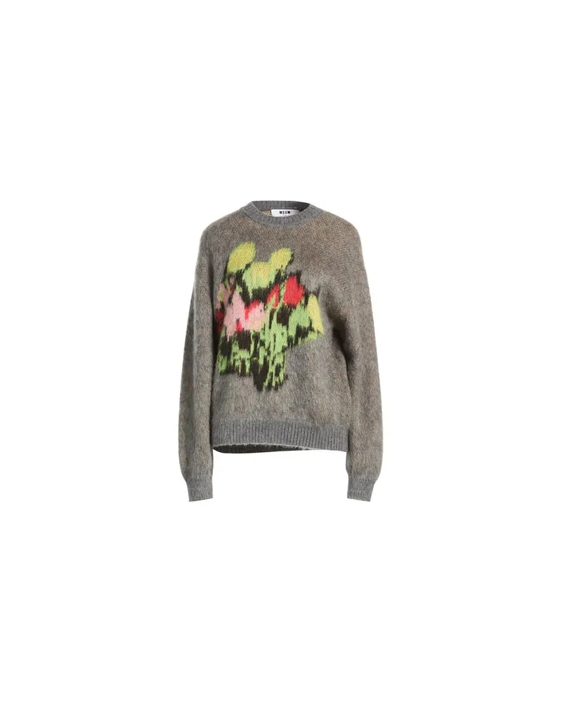 MSGM STRICKWAREN - Pulloverauf YOOX.COM Grau