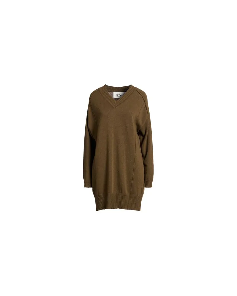 B.yu STRICKWAREN - Pulloverauf YOOX.COM Militärgrün