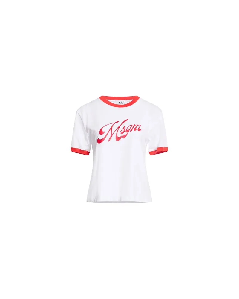 MSGM TOPS - T-shirtsauf YOOX.COM Weiß