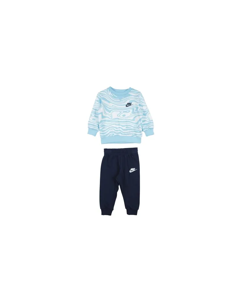 Nike B NSW PAINT YF FT CREW SET  - NEUGEBORENE - Babykleidung-Setsauf YOOX.COM Himmelblau
