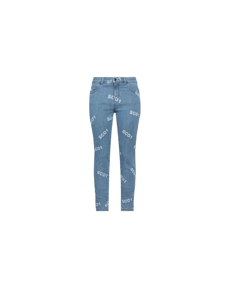 Semicouture HOSEN & RÖCKE - Jeanshosenauf YOOX.COM Blau