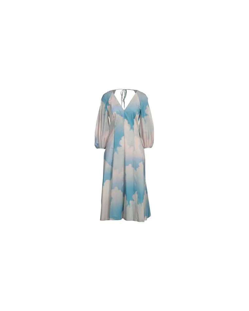 Paul Smith KLEIDER - Midi-Kleiderauf YOOX.COM Himmelblau